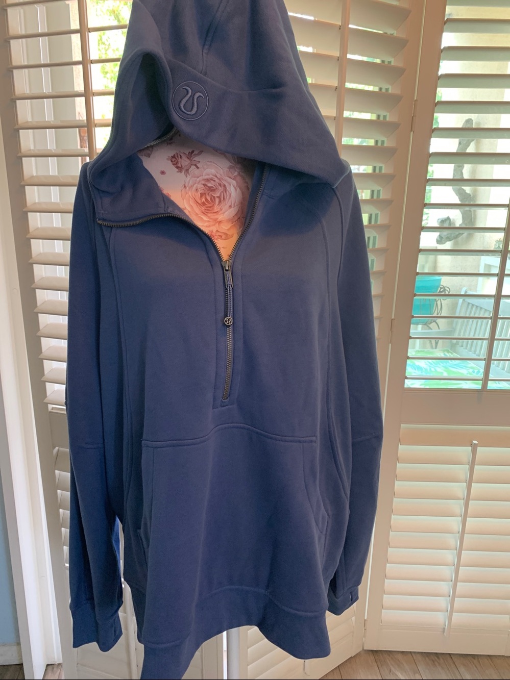 lululemon scuba Blue Hooded Jacket